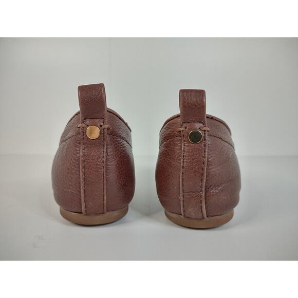 Lucca Lane Bayla Brown Leather Casual Slip On Flats Shoes US Women's 6M - Picture 6 of 10